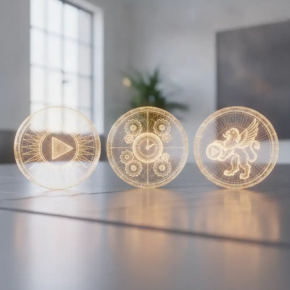 Wireframes of the main golden coin clicker button